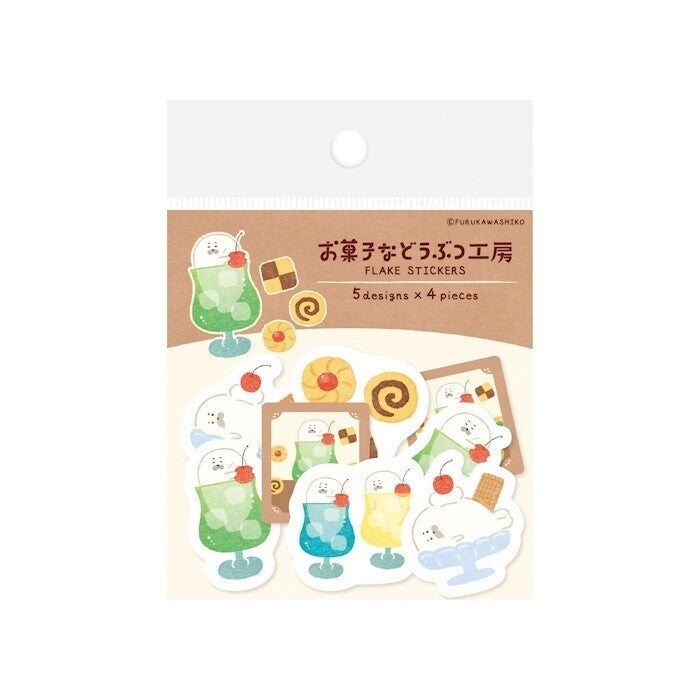 CREAM SEAL Washi Flake Stickers