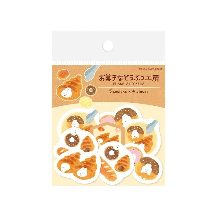 RABBIT Washi Flake Stickers