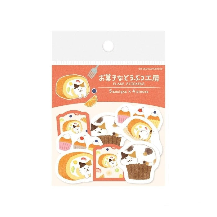 SUKIMA NYANKO Washi Flake Stickers