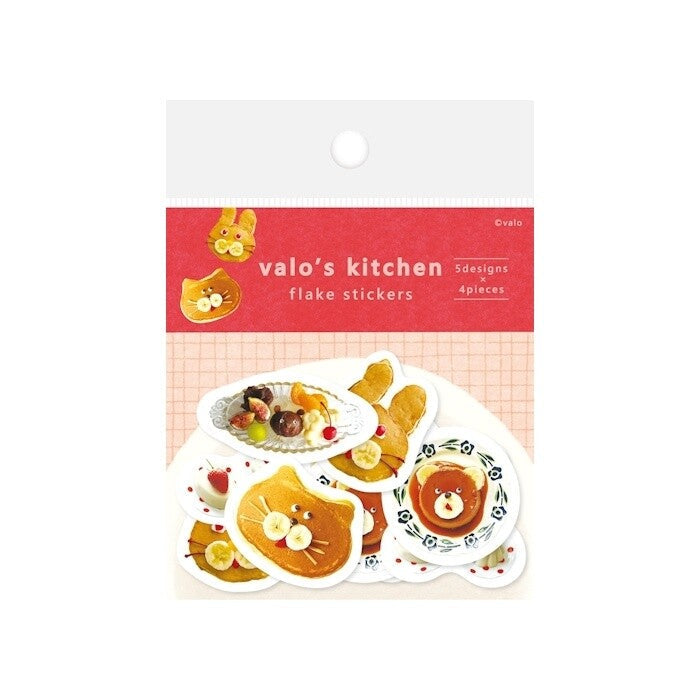 Heart-Fluttering Desserts Bakery Washi Flake Stickers