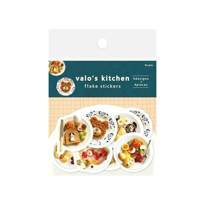 Plate Time Bakery Washi Flake Stickers
