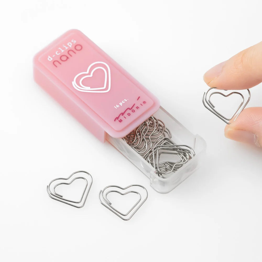 Midori Nano Heart Clip