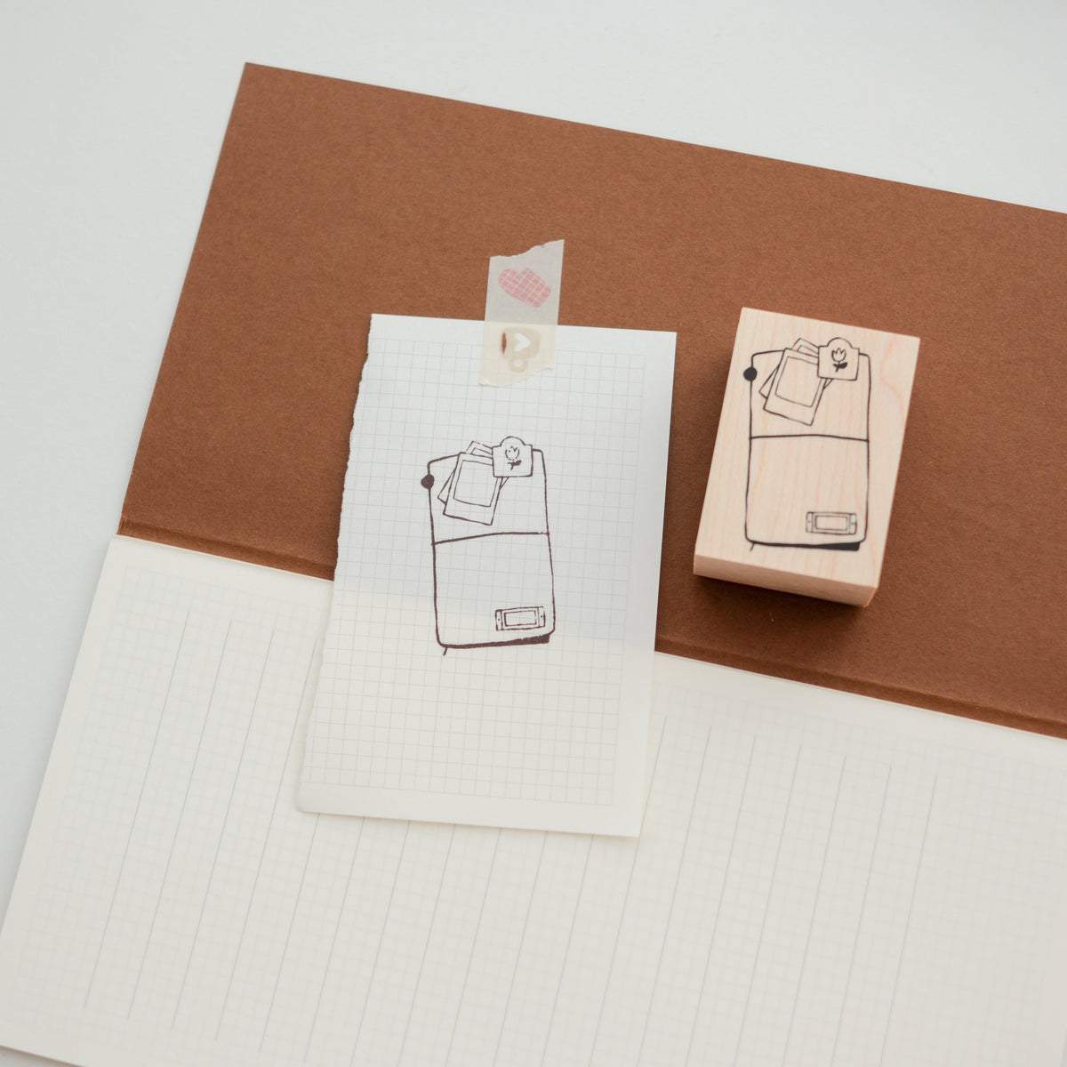 TN & Photos Rubber Stamp