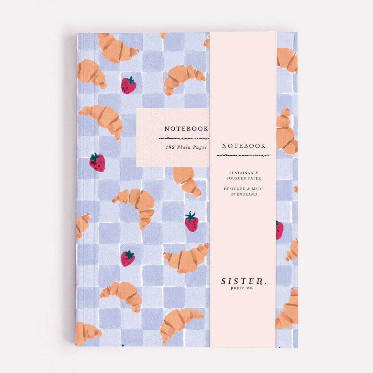 Croissant Cafe Notebook - Blank