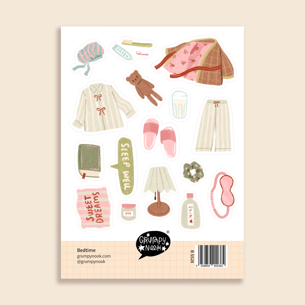 Bedtime Sticker Sheet
