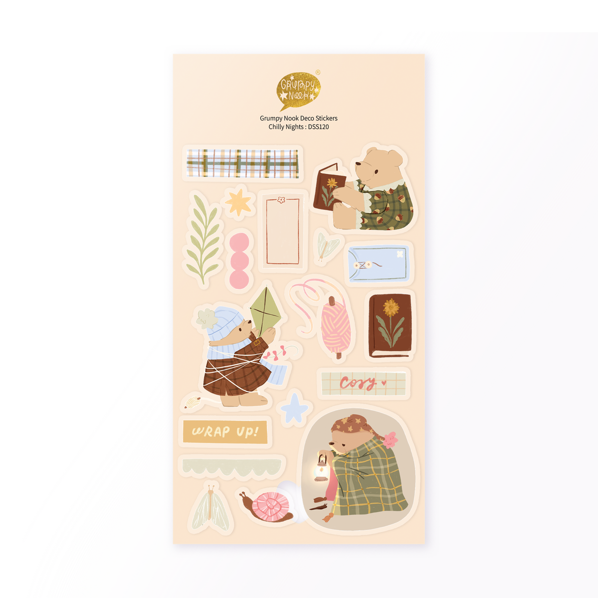 Chilly Nights Deco Sticker Sheet