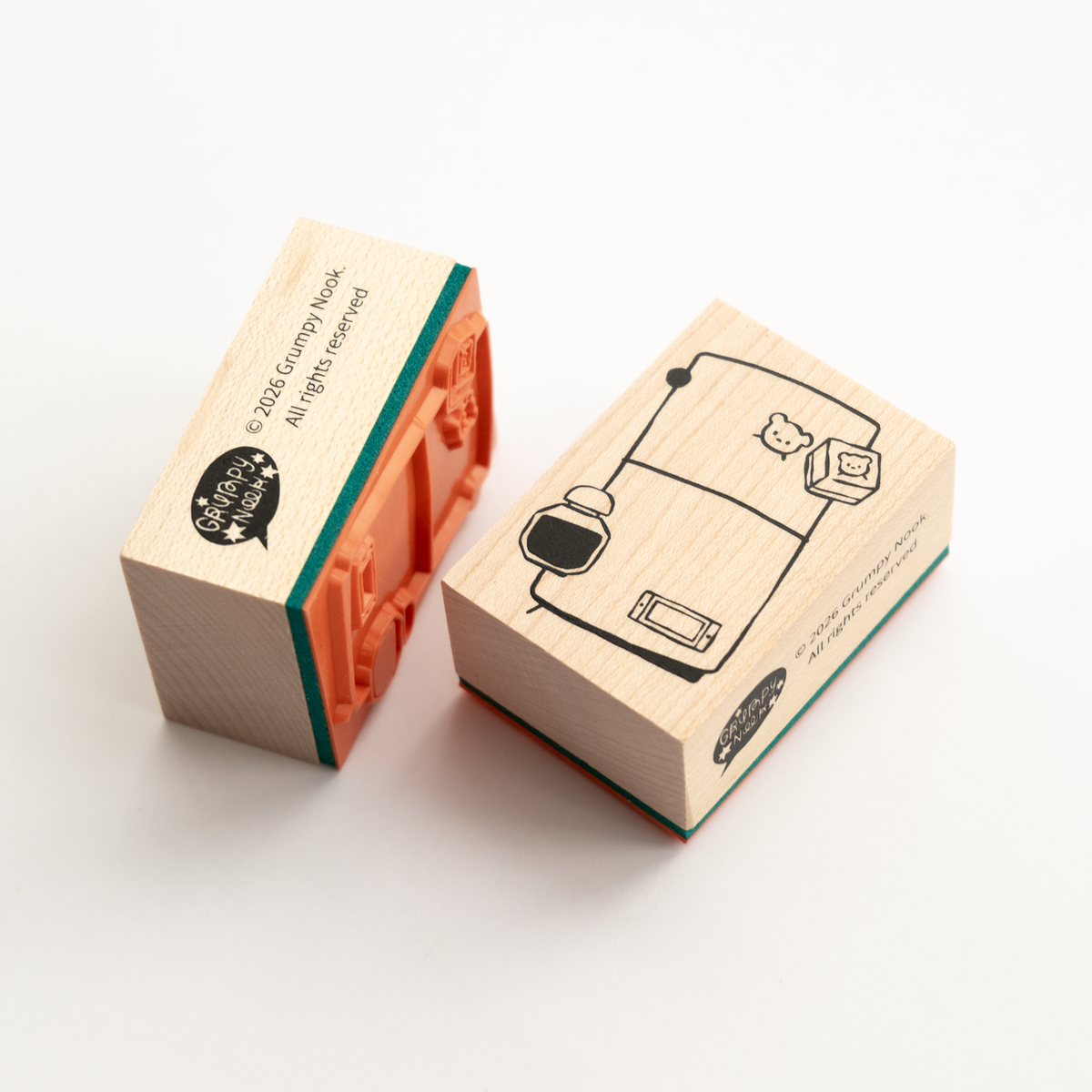 TN & Ink Rubber Stamp