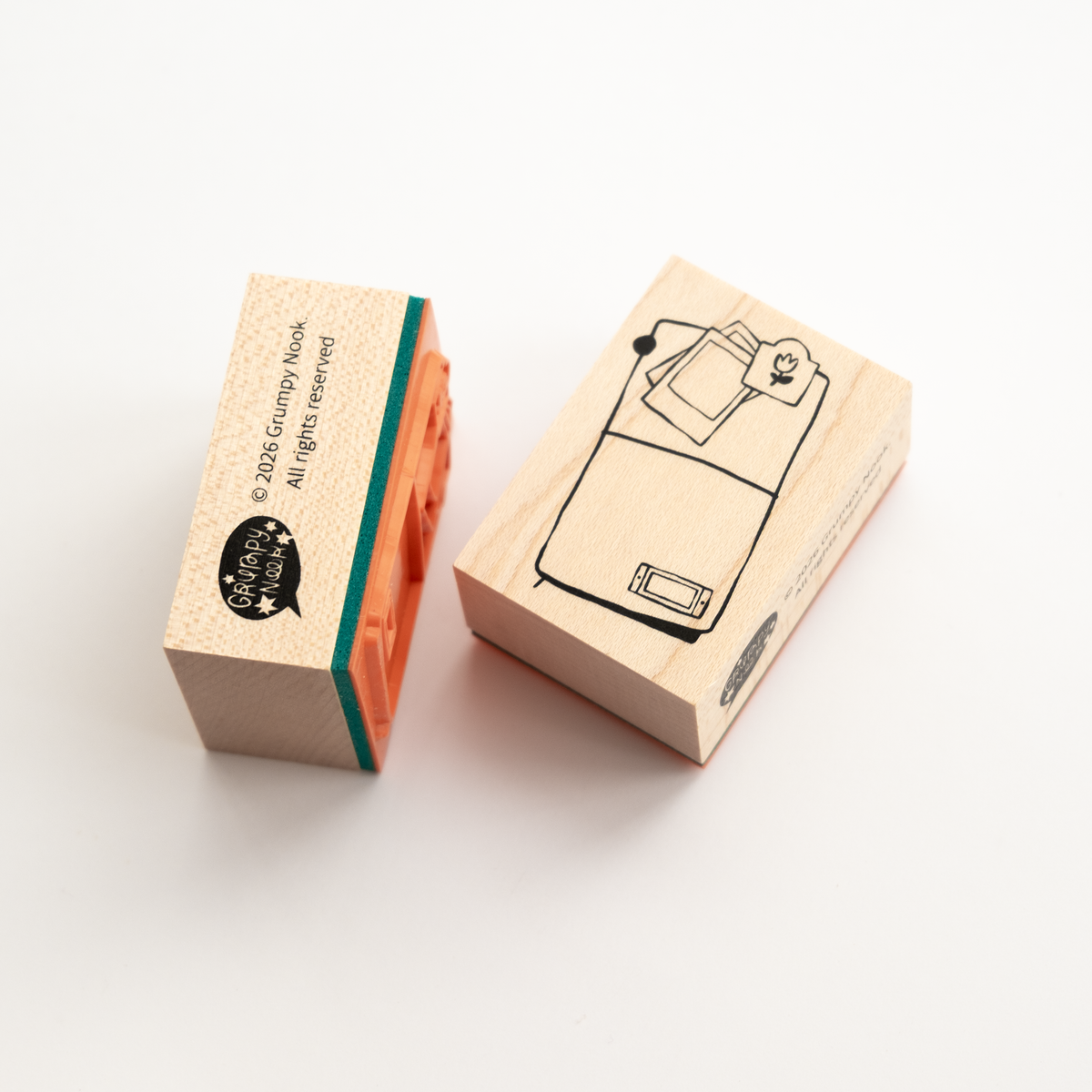 TN & Photos Rubber Stamp