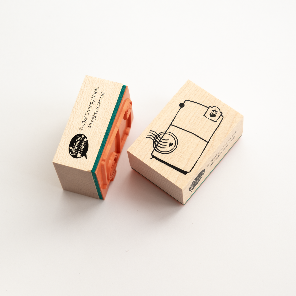 TN & Postmark Rubber Stamp