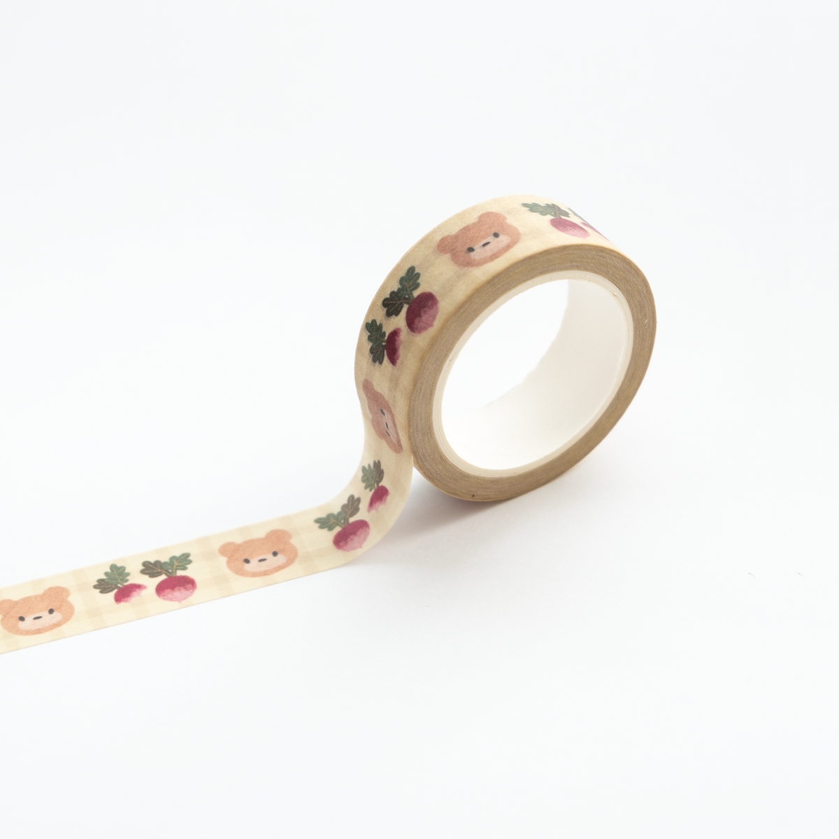 Bear Likes Radish Washi Tape