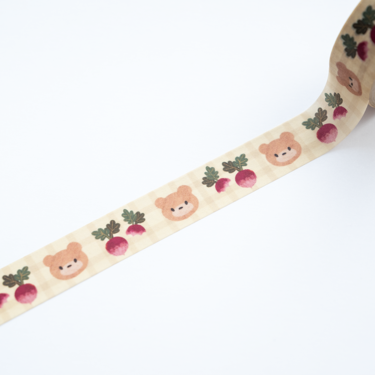 Bear Likes Radish Washi Tape