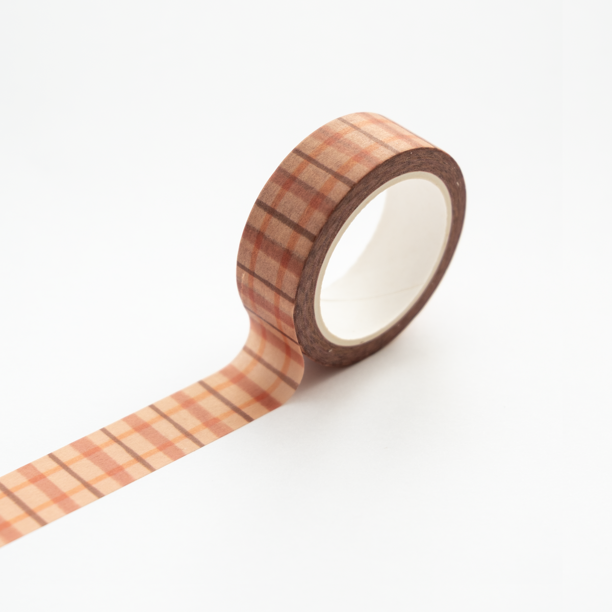 Coffee Tartan Washi Tape