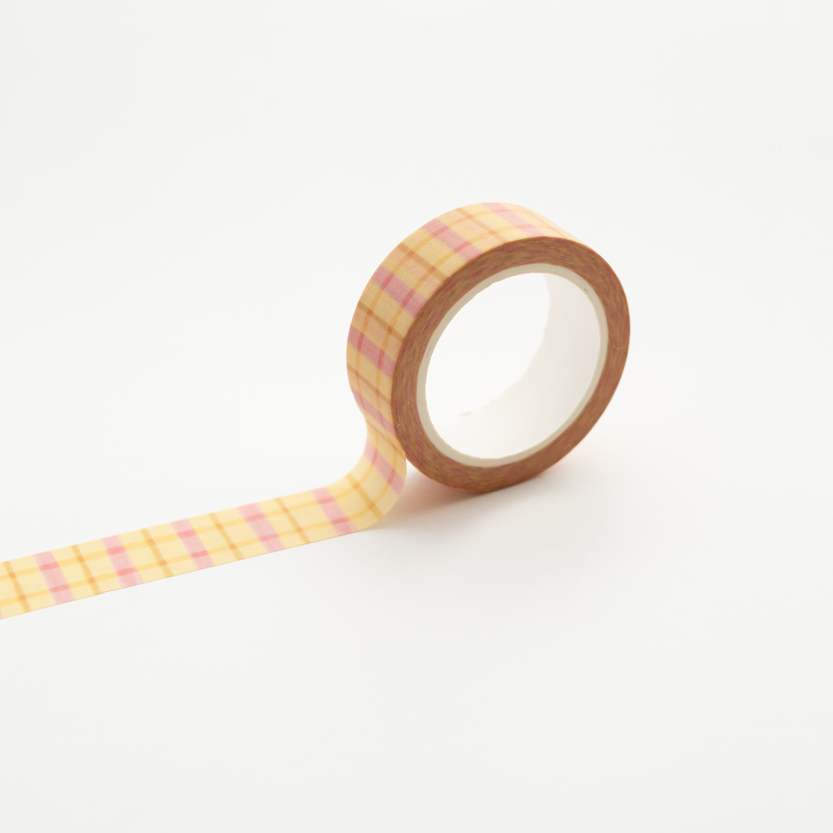 Pink Tartan Washi Tape