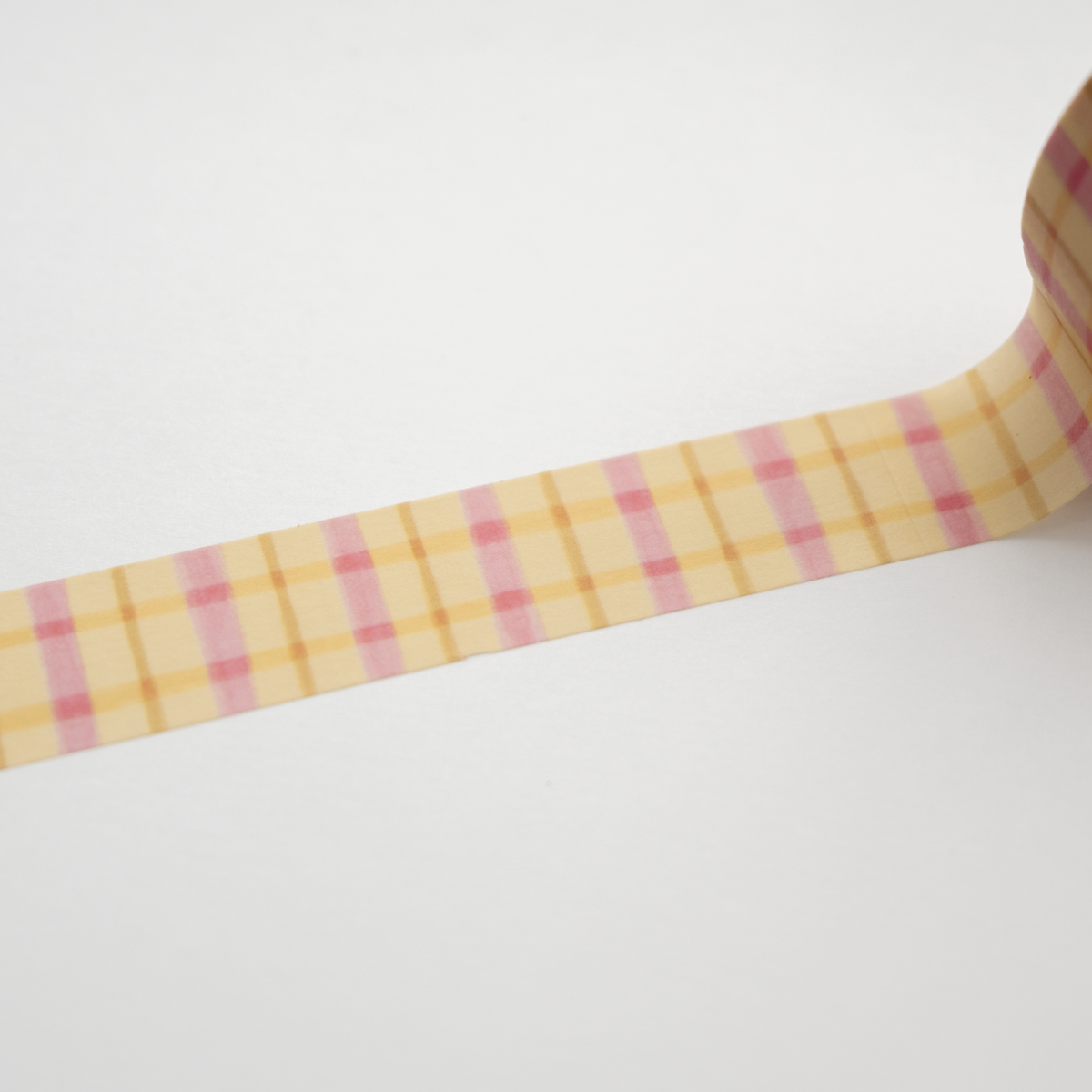 Pink Tartan Washi Tape
