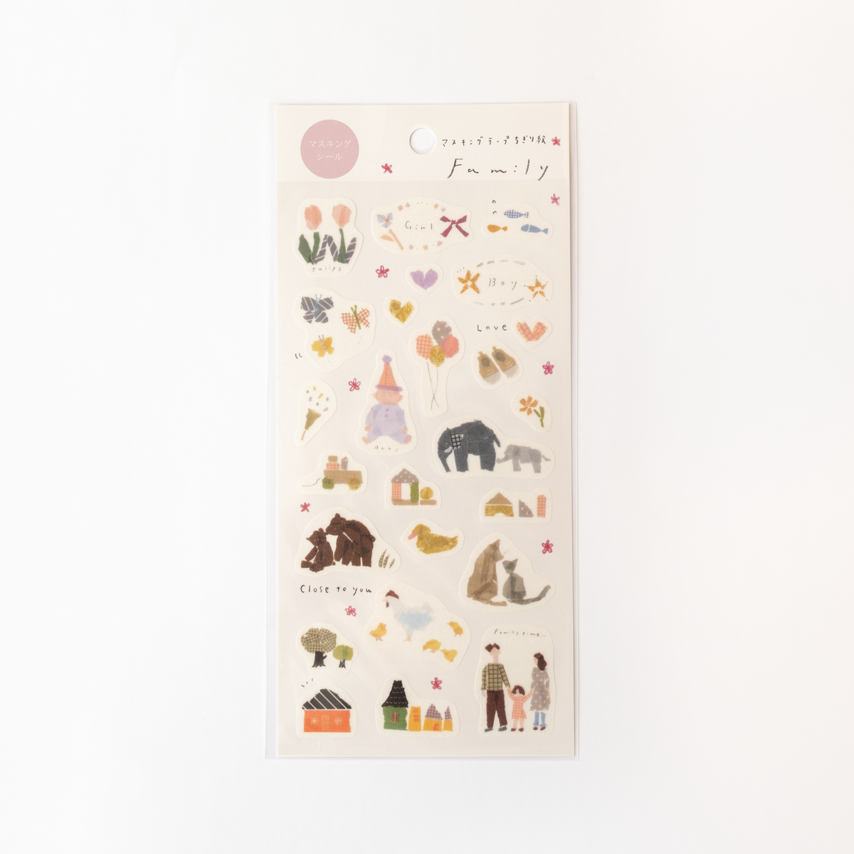 Family Washi Sticker Sheet