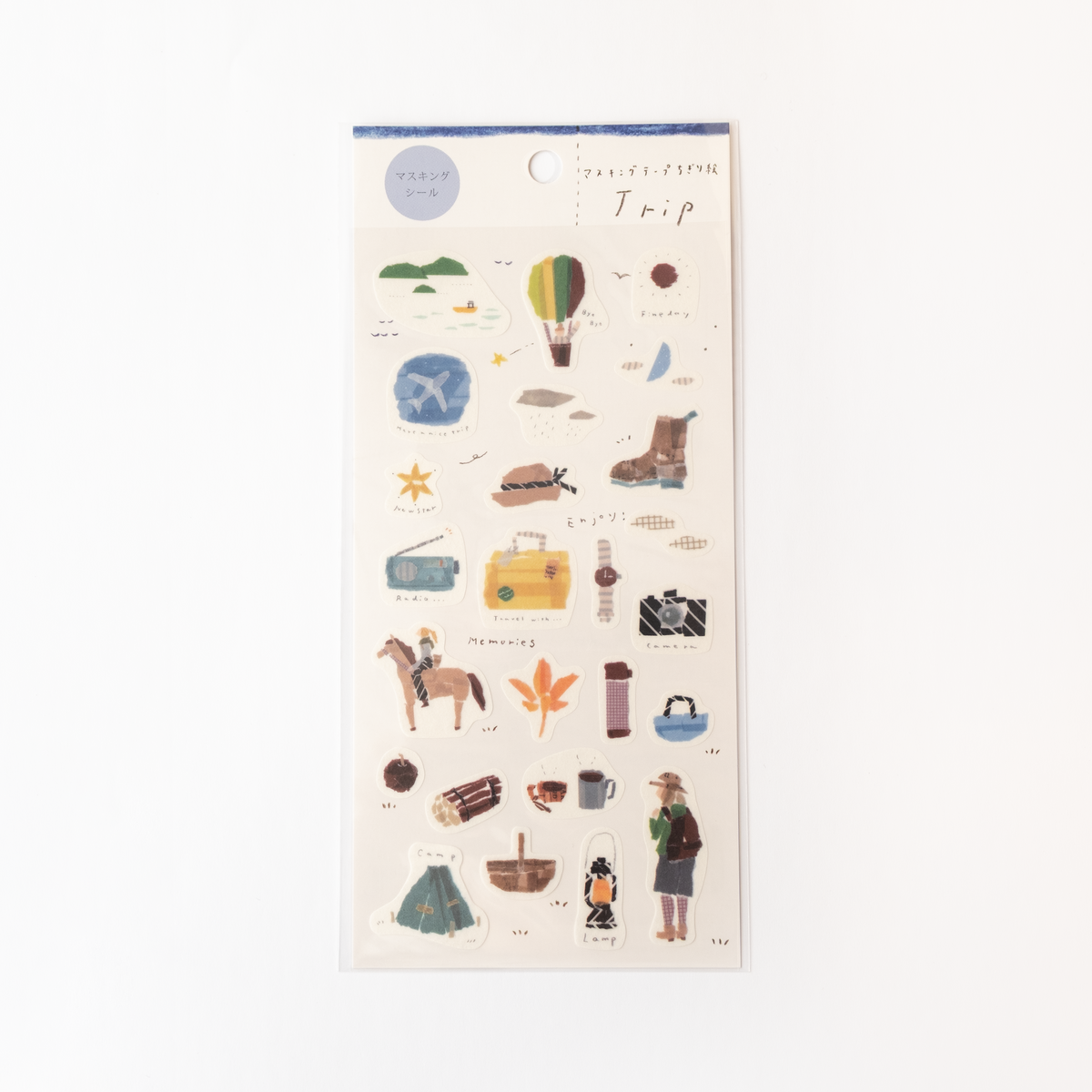 Trip Washi Sticker Sheet