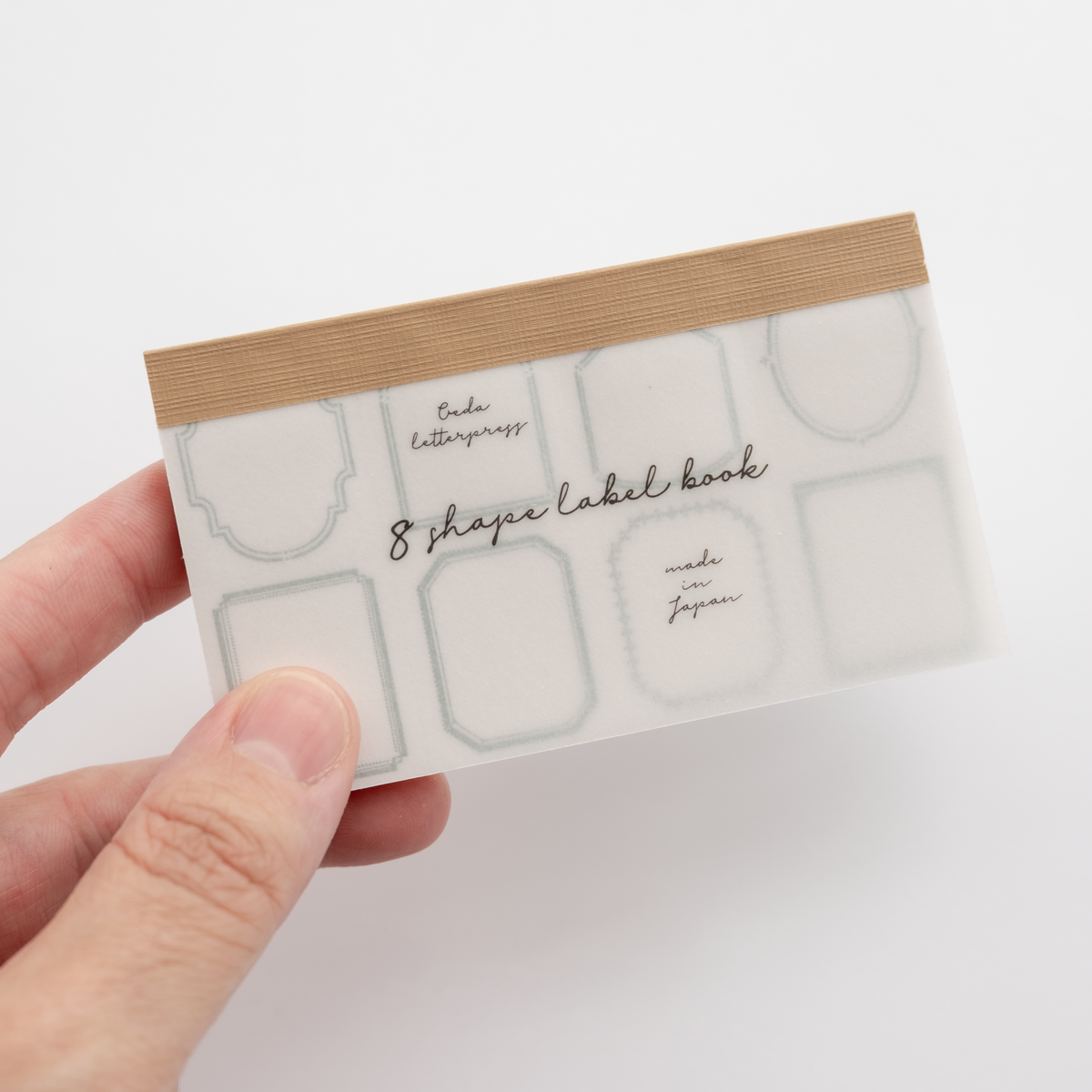 8 Label Letterpress Craft Pad