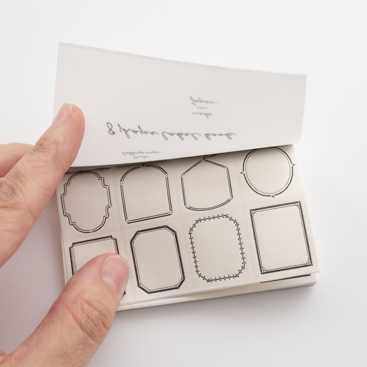 8 Label Letterpress Craft Pad