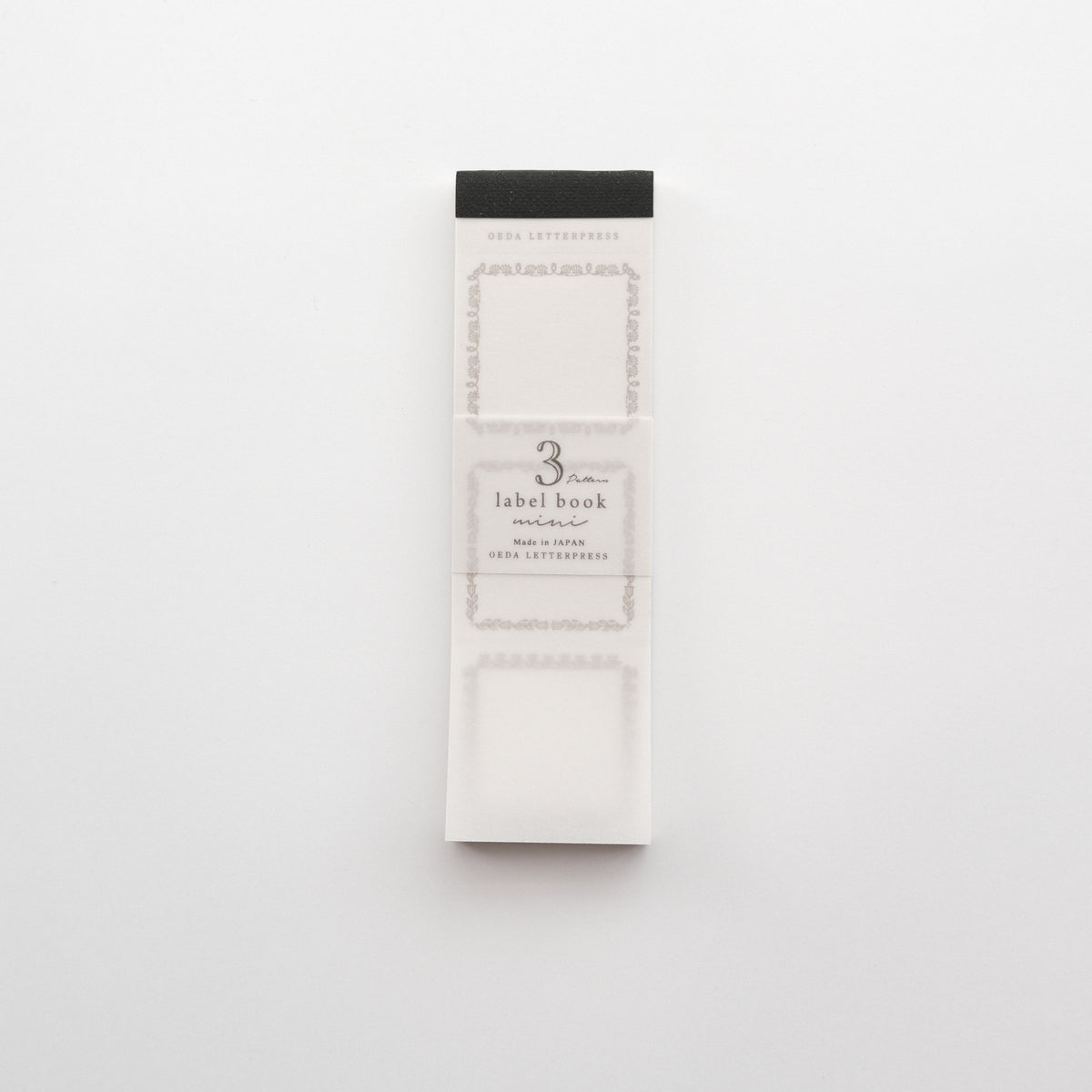 Mini 3 Label Letterpress Craft Pad