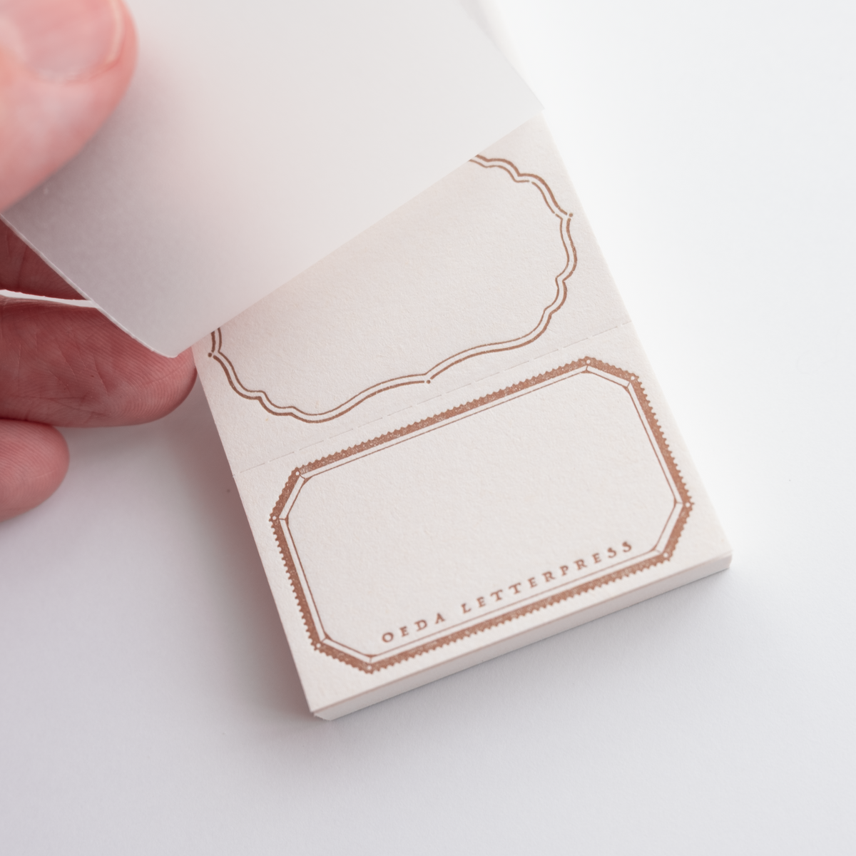 5 Label Letterpress Craft Pad