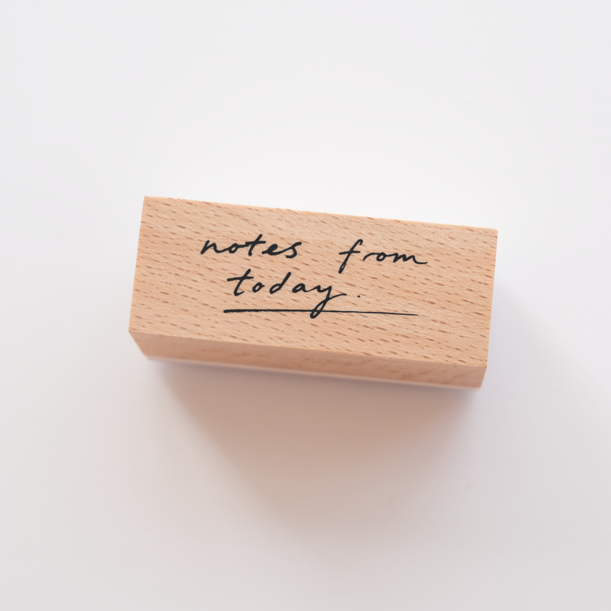 NOTES FROM TODAY Rubber Stamp