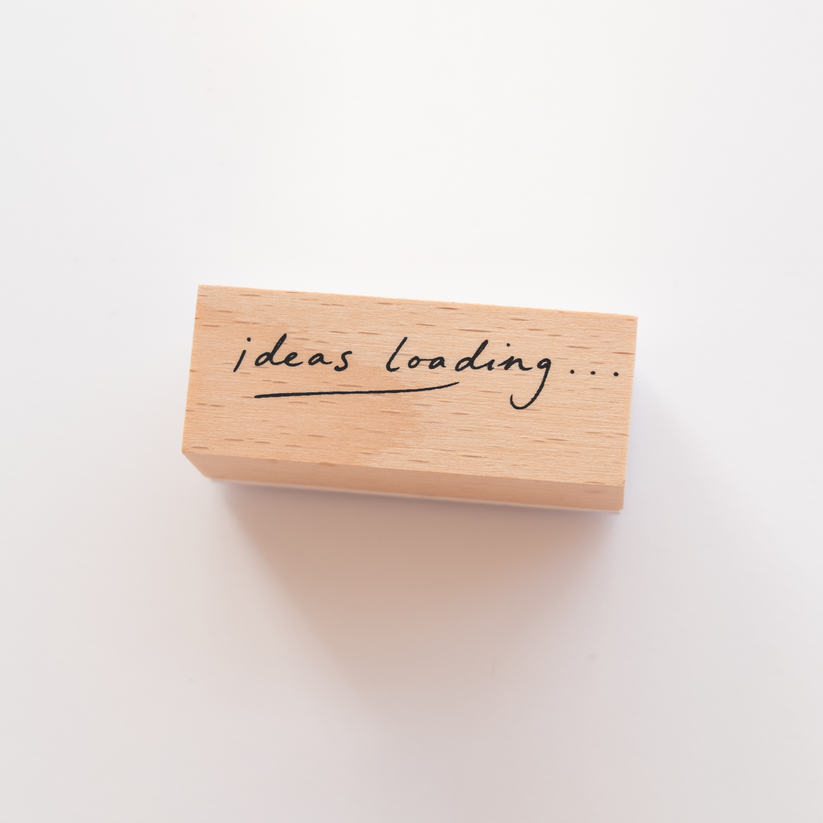 IDEAS LOADING Rubber Stamp