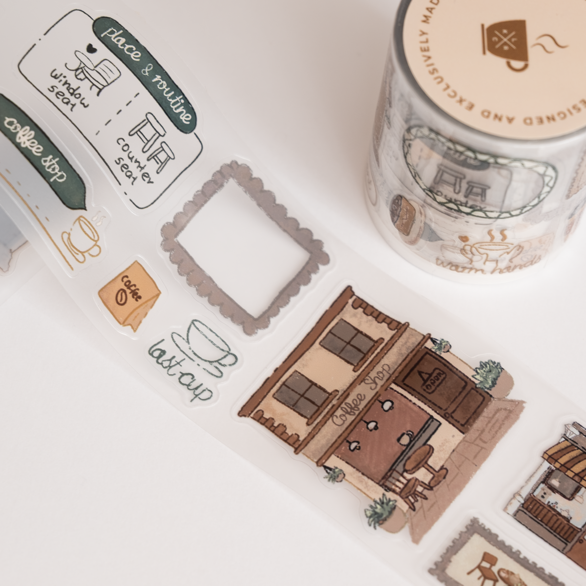 CAFE PROMPTS Matte PET Tape