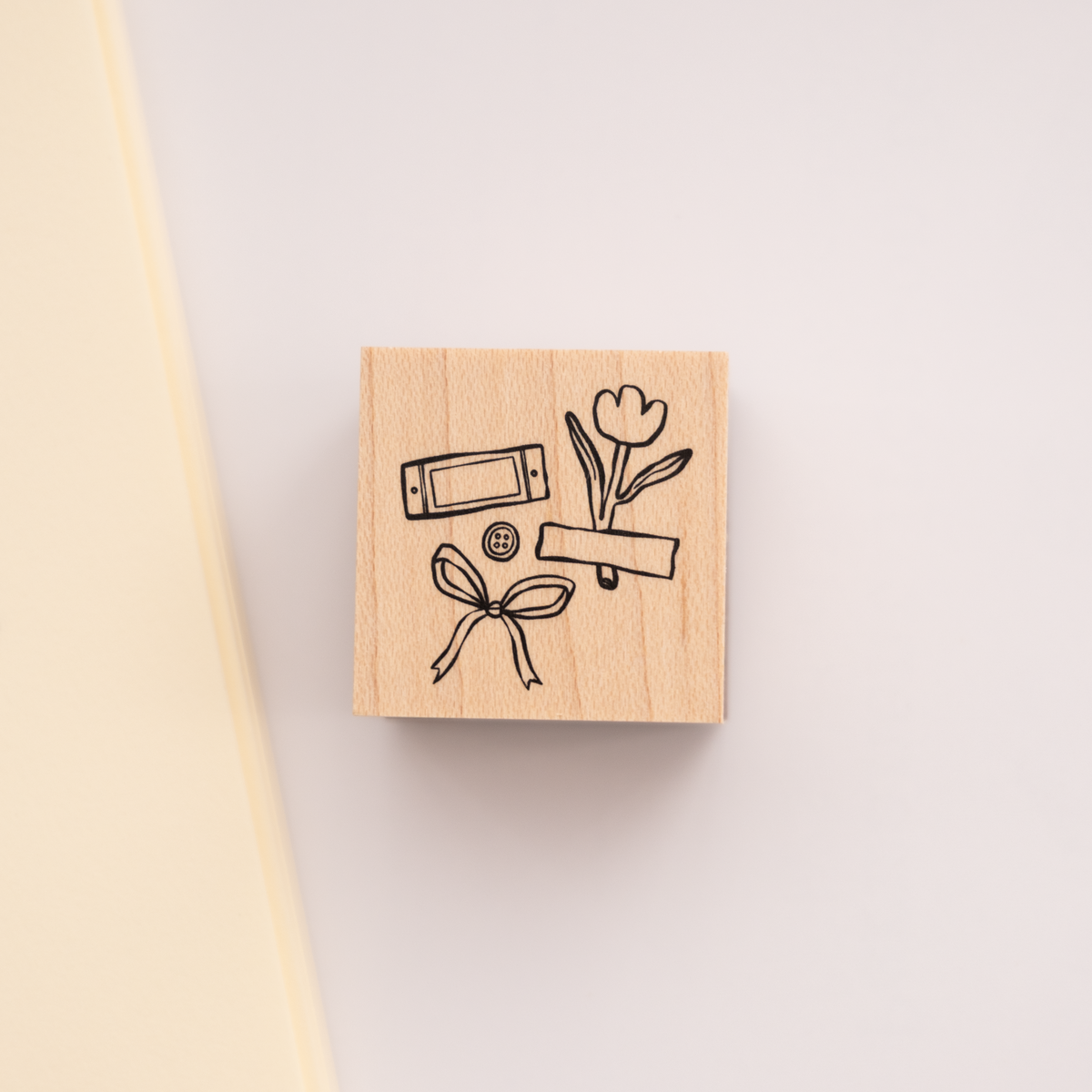 Journal Trinkets Rubber Stamp