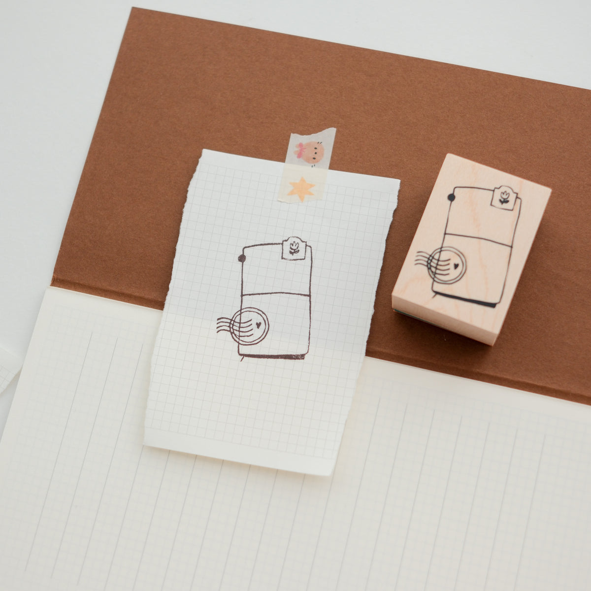 TN & Postmark Rubber Stamp