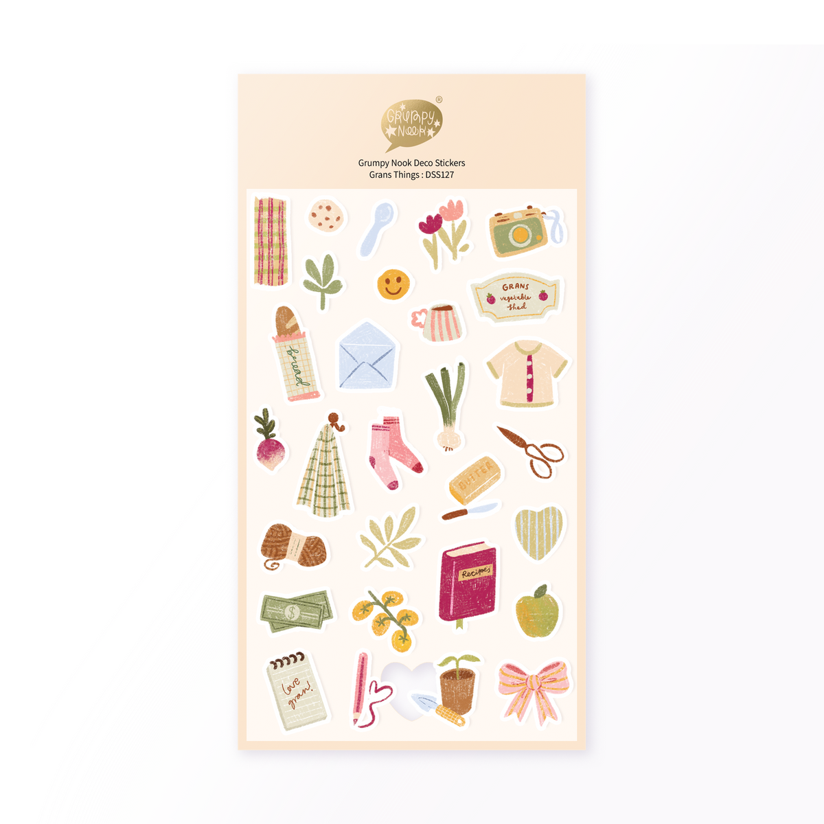 Grans Things Sticker Sheet