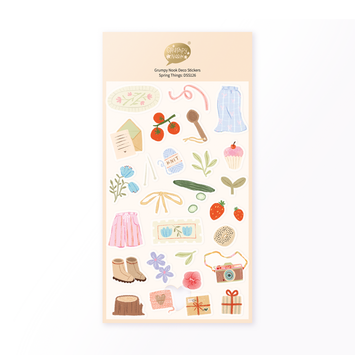 Spring Things Deco Sticker Sheet