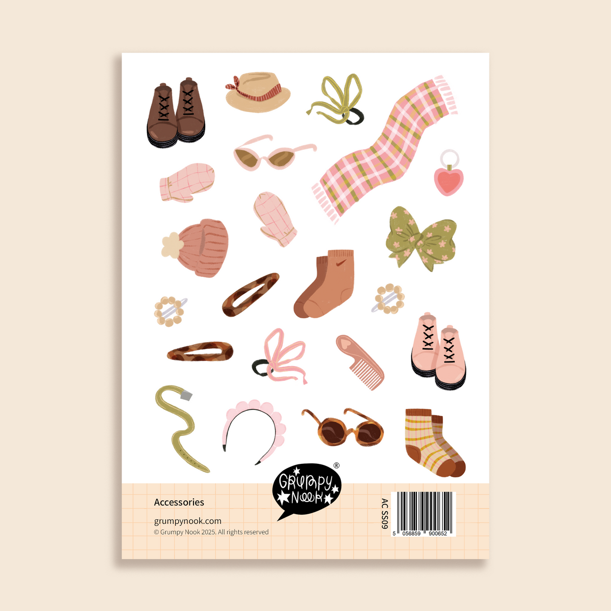 Accessories Sticker Sheet