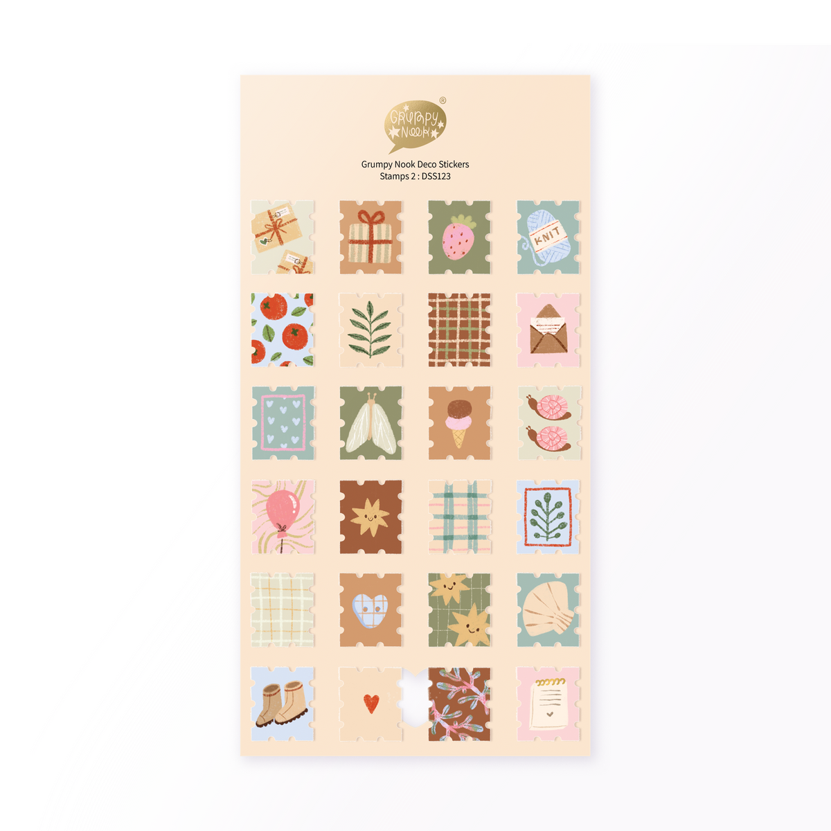Stamps 2 Deco Sticker Sheet