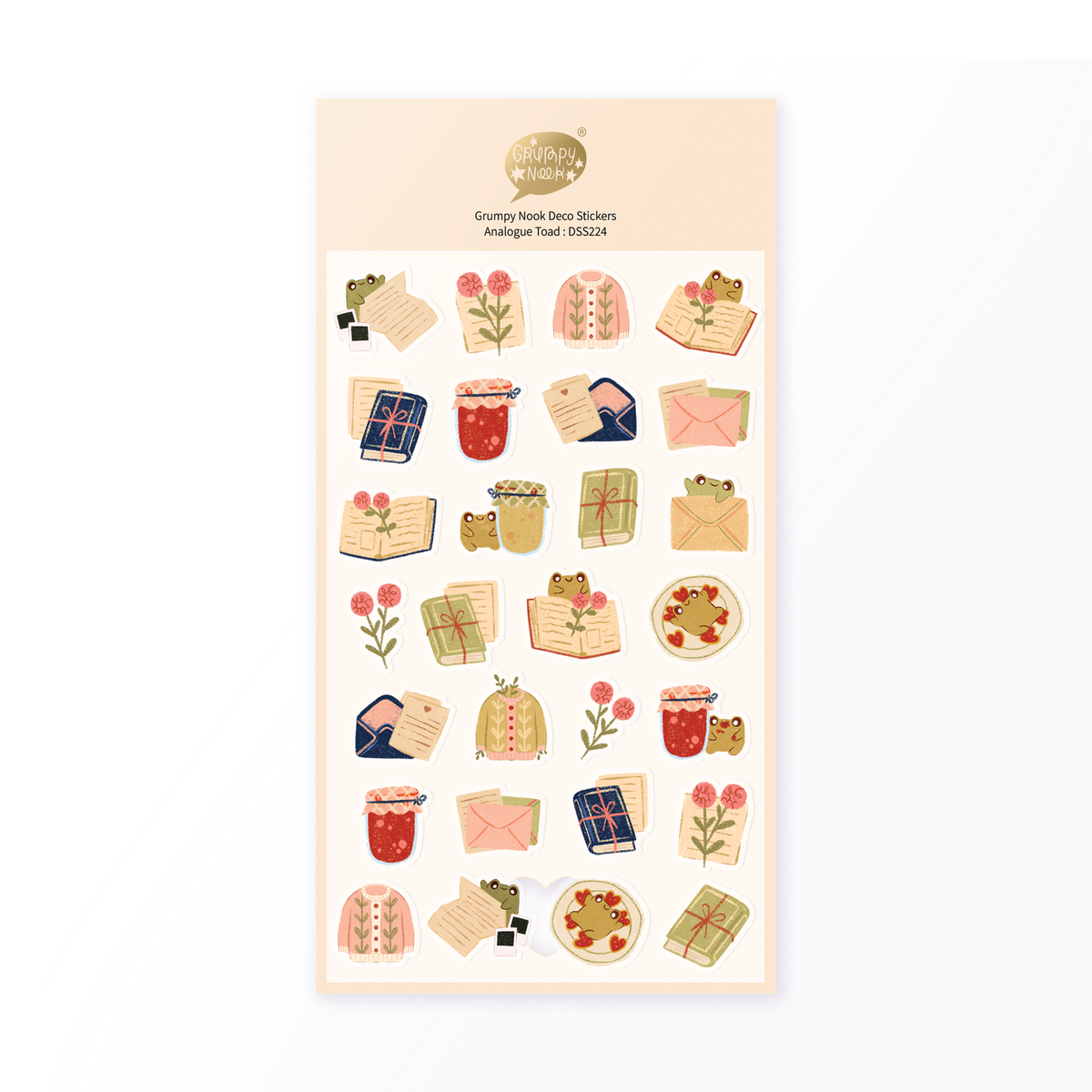 Analogue Toad Deco Sticker Sheet