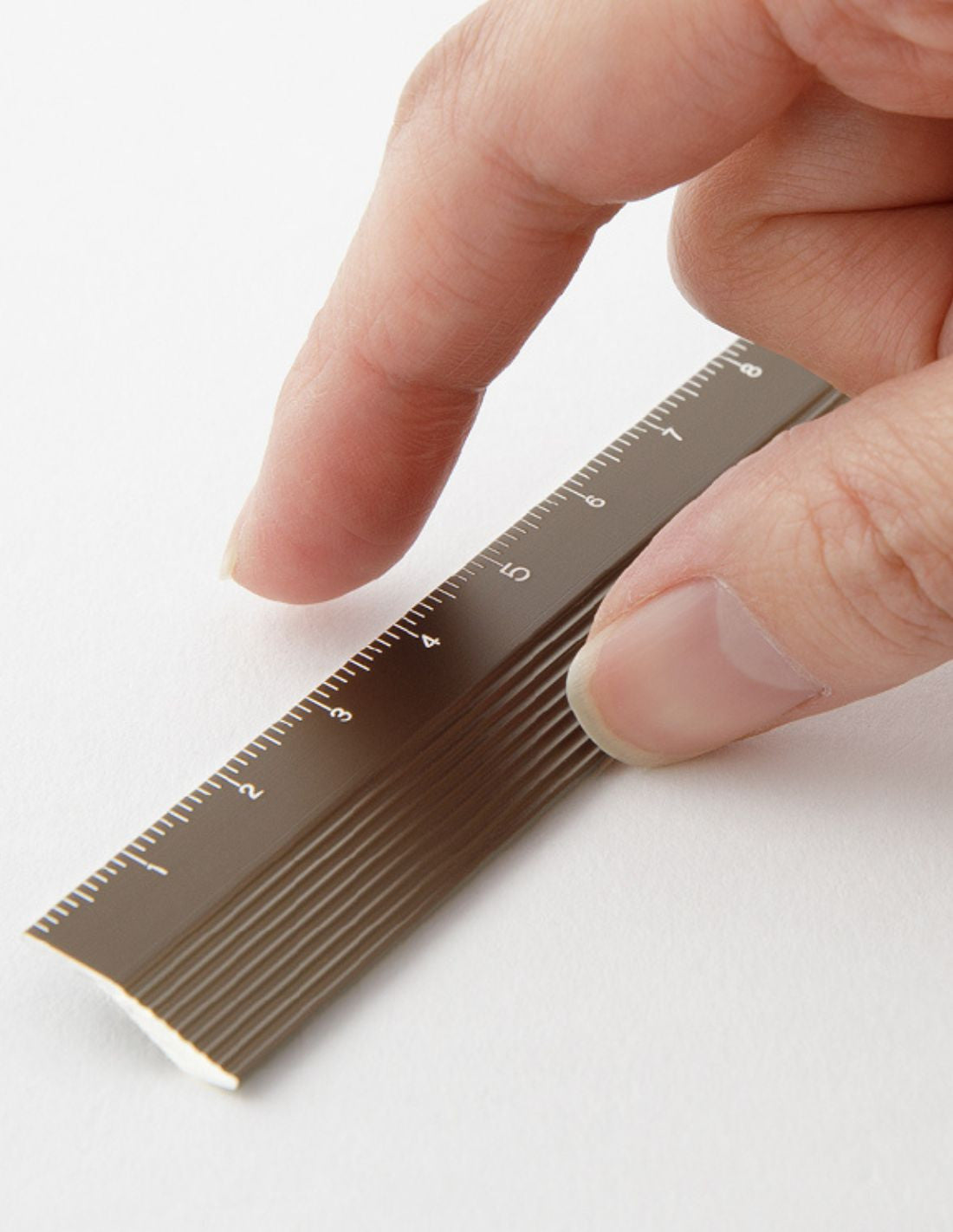 Midori Aluminium Ruler - BROWN