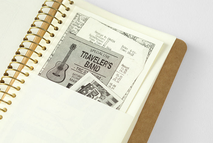 TRC SPIRAL RING NOTEBOOK A6 Slim Paper Pocket