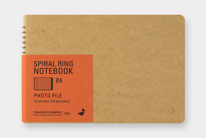 TRC SPIRAL RING NOTEBOOK B6 Photo File